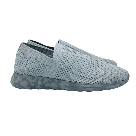 Johnston & Murphy Shoes Womens Size 8 M Gray Knit Slip On Comfort Sneakers Camo - Picture 1 of 11
